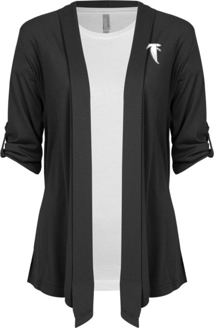 Cerritos College Womens Drape Front Cardigan Sweater Cerritos College Falcon - ONLINE ONLY