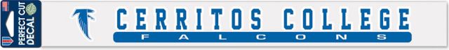 Cerritos College 2'' x 17'' Perfect Cut Decal
